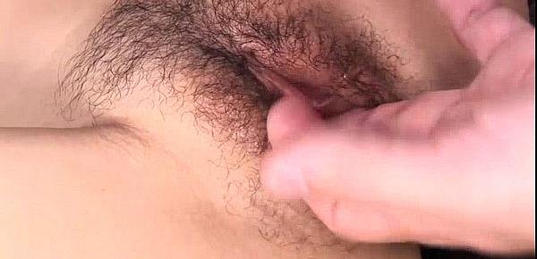  Japanese honey Keito is pounded with a big dick and left with a creamy load